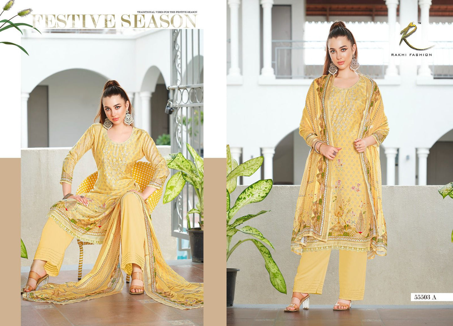 Meherbaan Rakhi Fashion Pure Viscose Pant Style Suits Manufacturer Gujarat