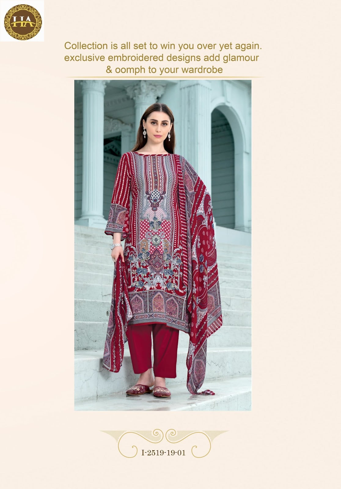 Meheroon Edition 11 Harshit Fashion Viscose Reyon Karachi Salwar Suits Supplier