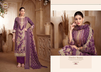 Meheroon Edition 13 Harshit Fashion Viscose Reyon Karachi Salwar Suits Exporter Ahmedabad