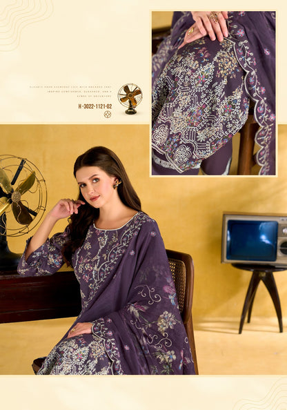 Meherwaan Alok Cambric Cotton Karachi Salwar Suits Exporter Gujarat