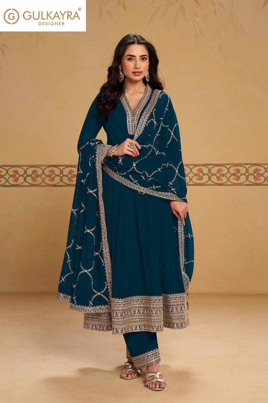 Mehfil Gulkayra Designer Georgette Readymade Anarkali Suits Wholesaler Gujarat