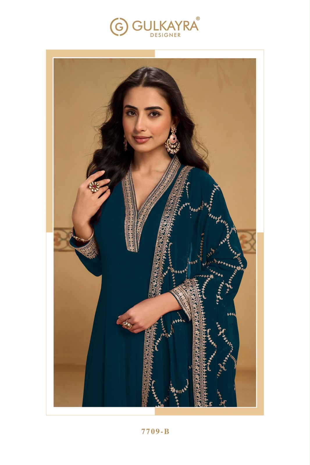 Mehfil Gulkayra Designer Georgette Readymade Anarkali Suits Wholesaler Gujarat