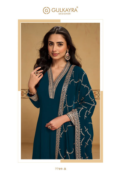 Mehfil Gulkayra Designer Georgette Readymade Anarkali Suits Wholesaler Gujarat