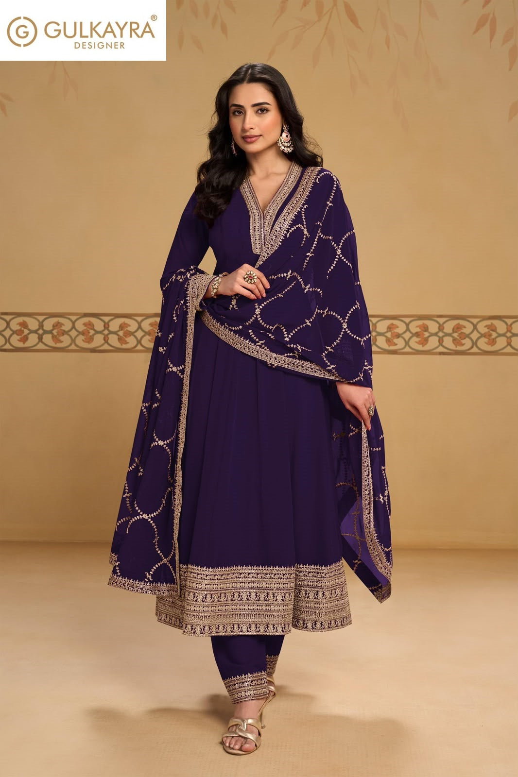 Mehfil Gulkayra Designer Georgette Readymade Anarkali Suits Wholesaler Gujarat
