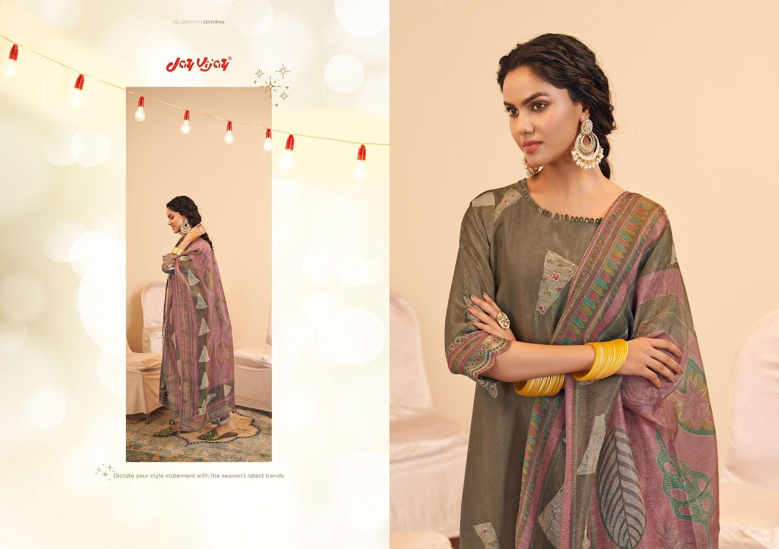 Mehfil Jay Vijay Tissue Pant Style Suits Manufacturer Ahmedabad