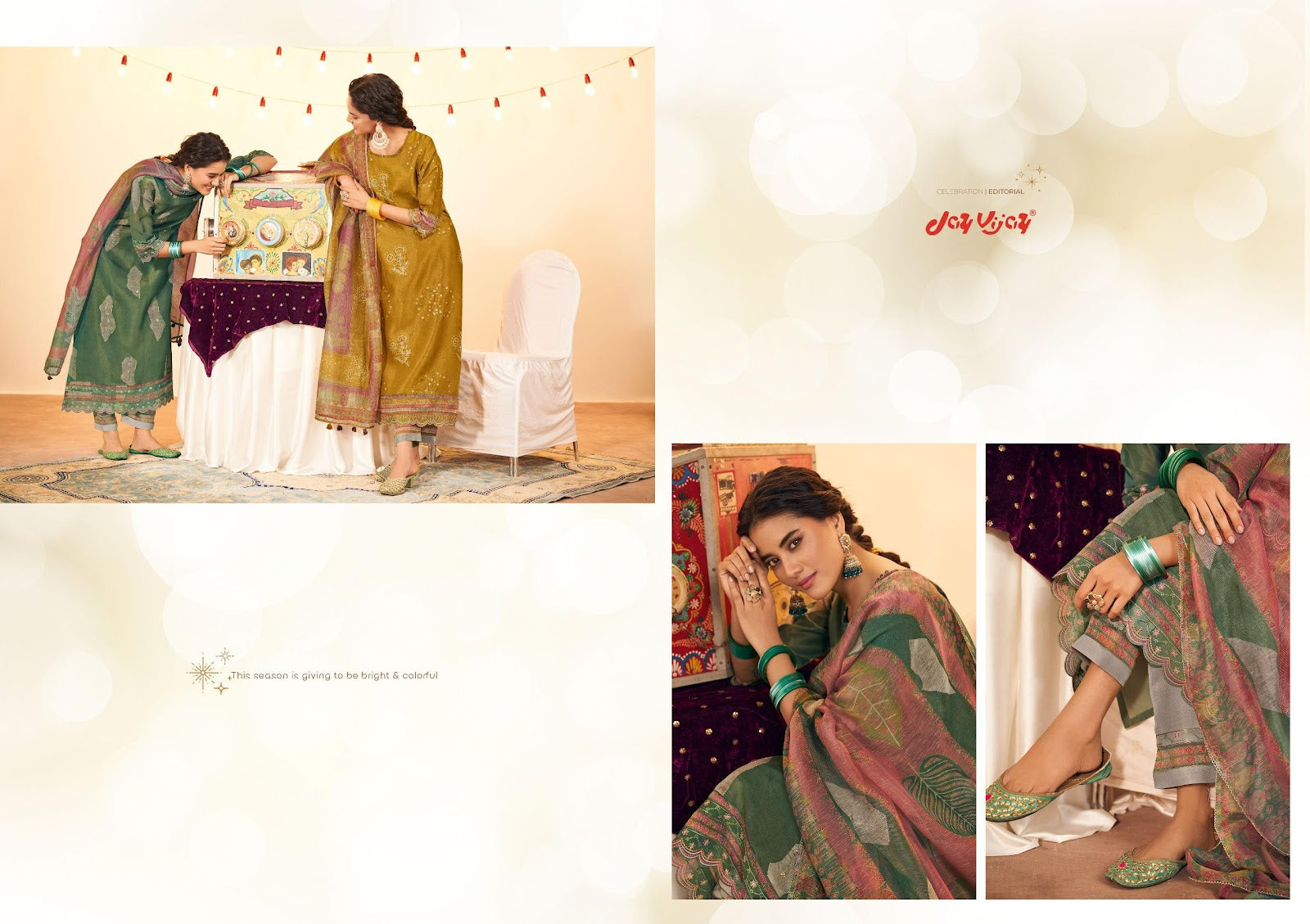 Mehfil Jay Vijay Tissue Pant Style Suits Manufacturer Ahmedabad