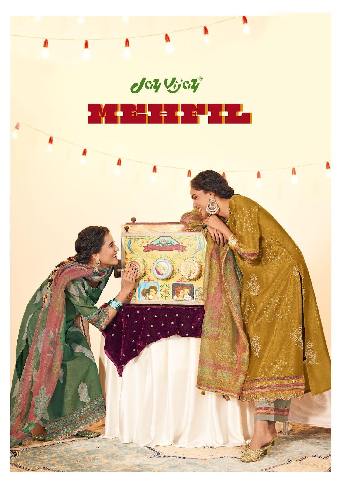 Mehfil Jay Vijay Tissue Pant Style Suits Manufacturer Ahmedabad