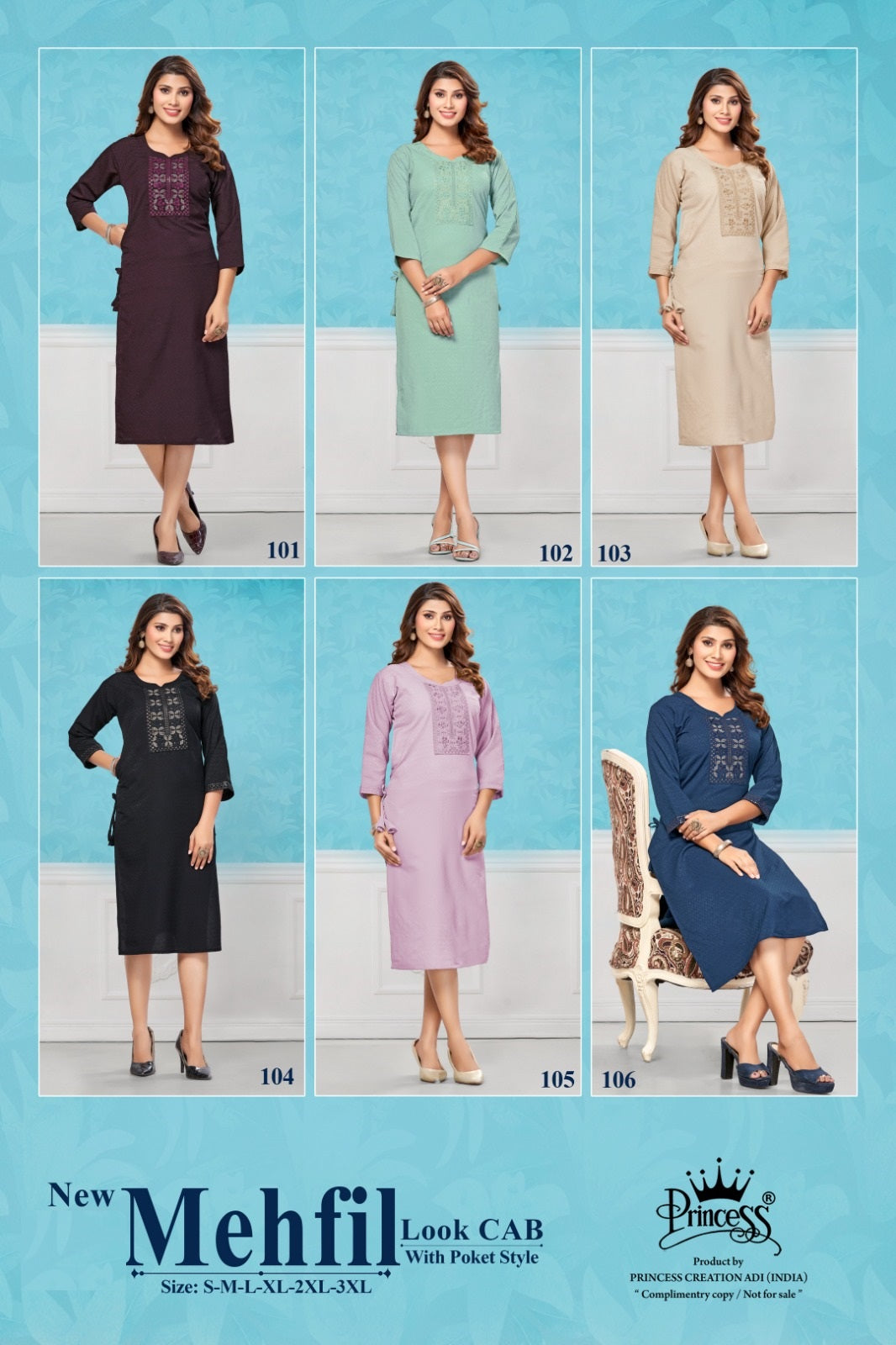 Mehfil Princess Creation Bombay Kurti With Pocket Exporter Ahmedabad