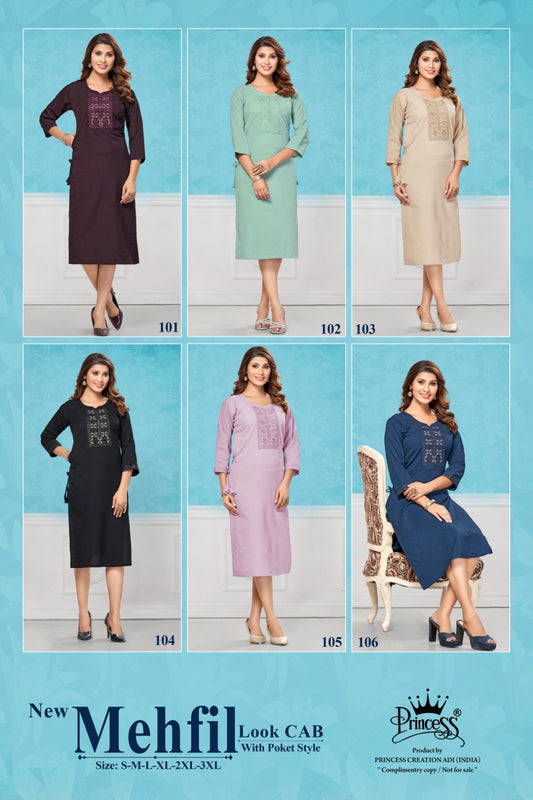 Mehfil Princess Creation Bombay Kurti With Pocket Exporter Ahmedabad