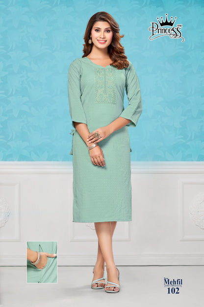 Mehfil Princess Creation Bombay Kurti With Pocket Exporter Ahmedabad