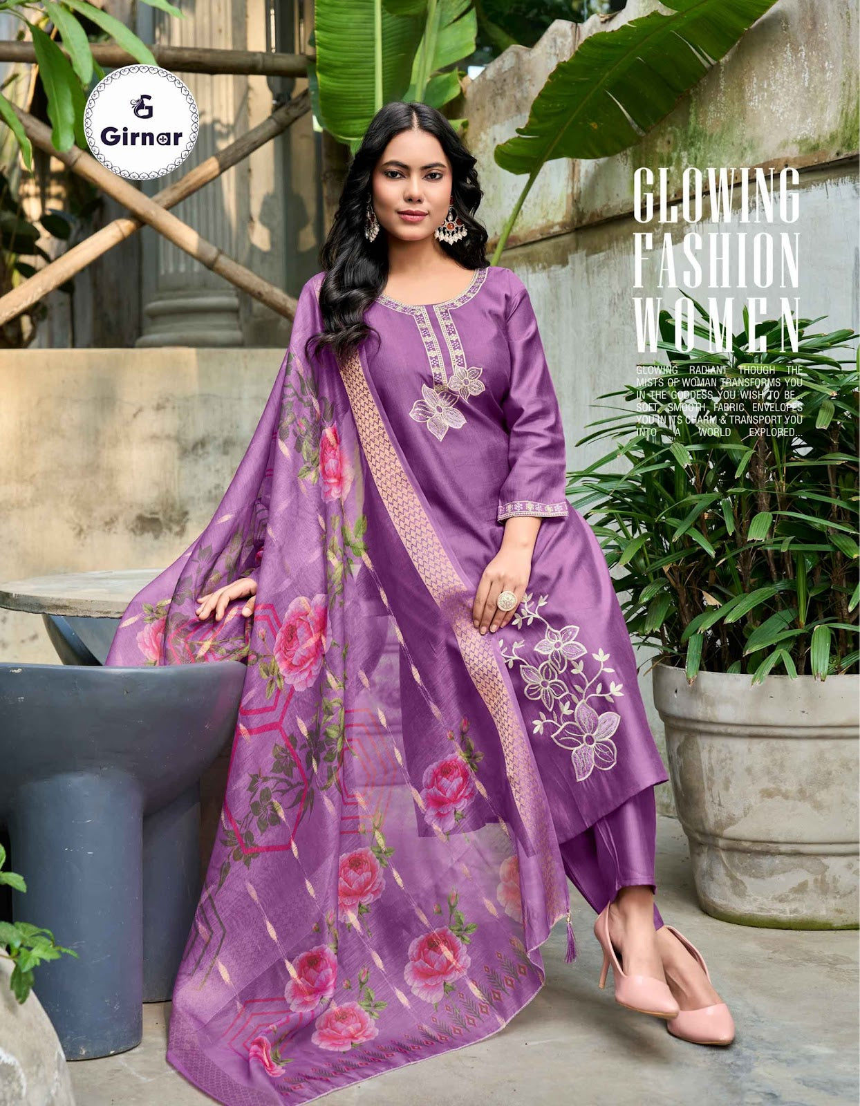 Mehjabin Vol 1 Girnar Vertican Readymade Pant Style Suits Wholesale