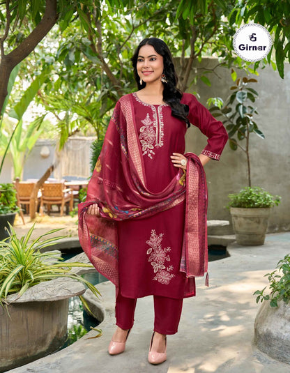 Mehjabin Vol 1 Girnar Vertican Readymade Pant Style Suits Wholesale