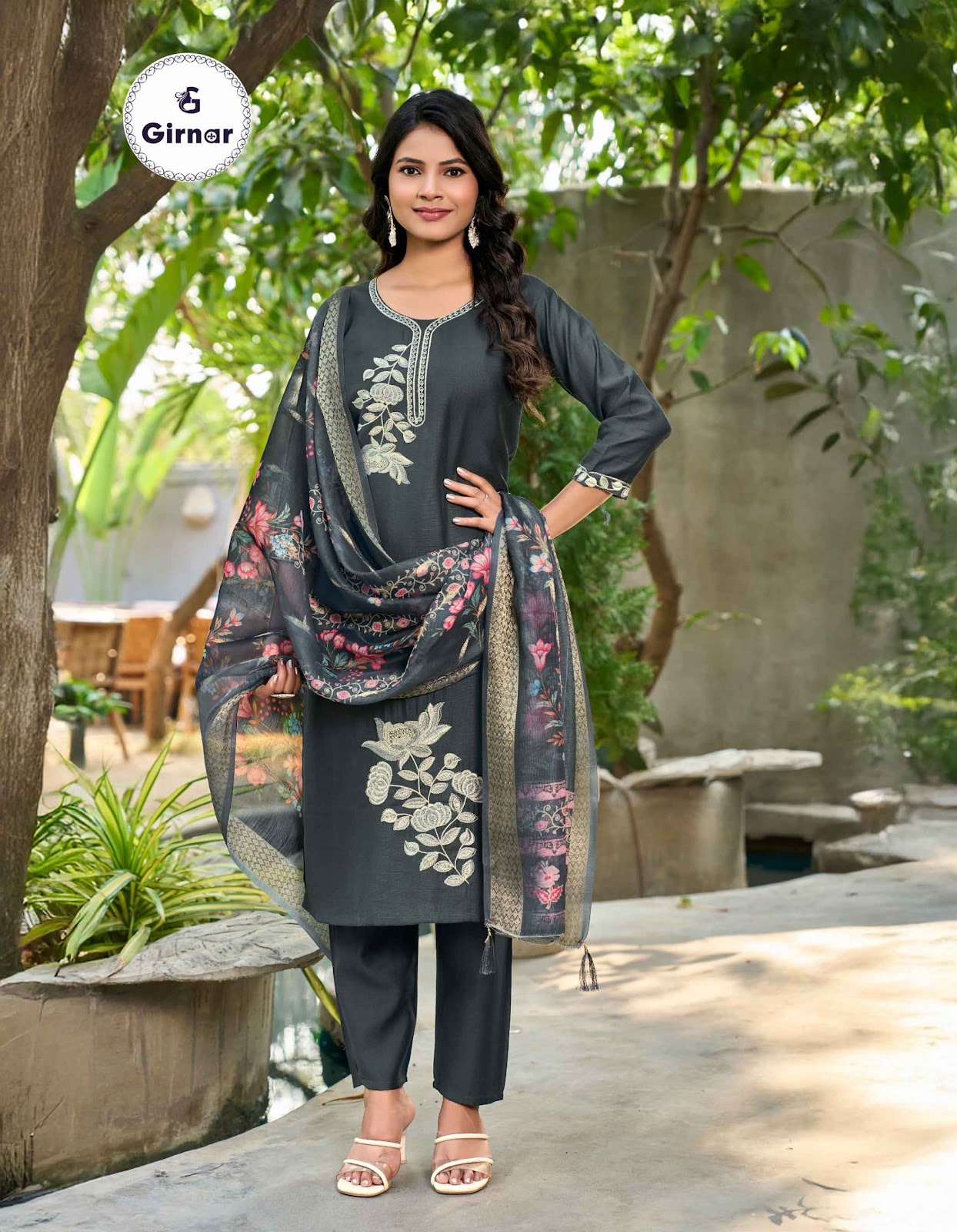 Mehjabin Vol 1 Girnar Vertican Readymade Pant Style Suits Wholesale