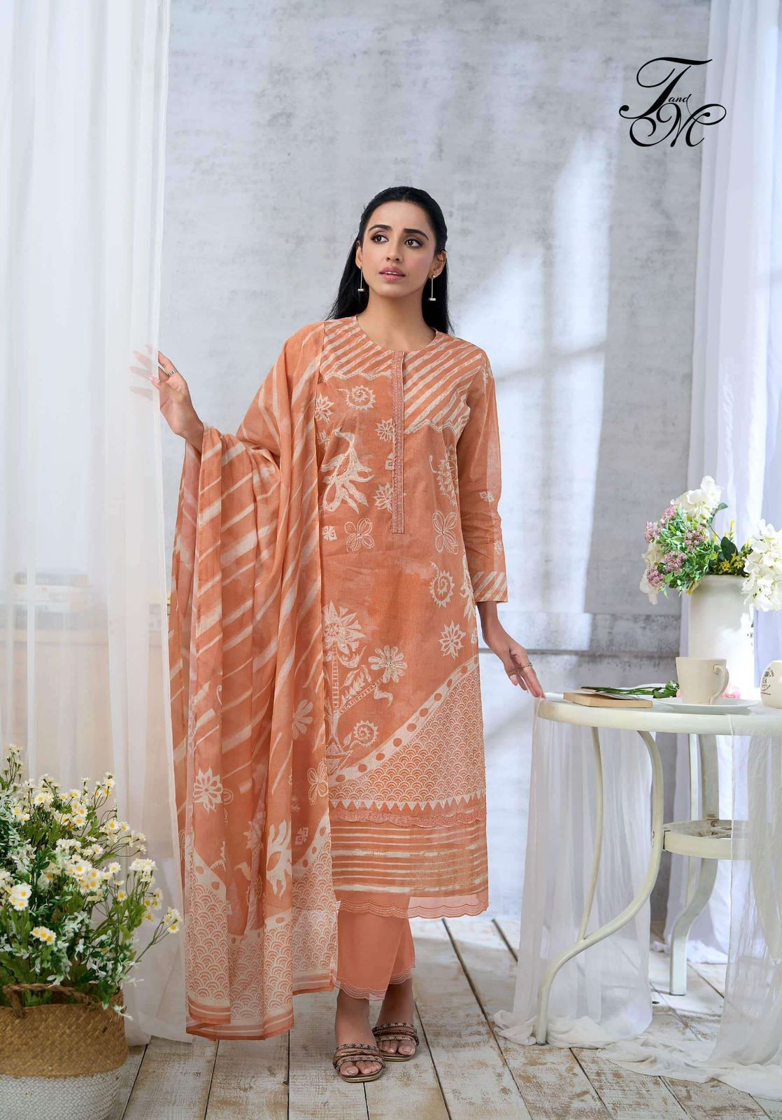 Mehka Safar Tm Organdy Plazzo Style Suits Manufacturer India