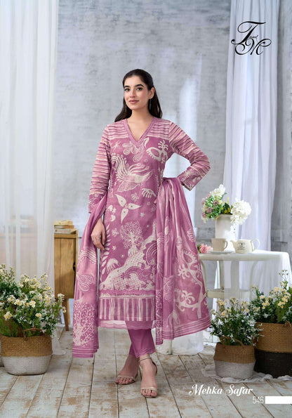 Mehka Safar Tm Organdy Plazzo Style Suits Manufacturer India