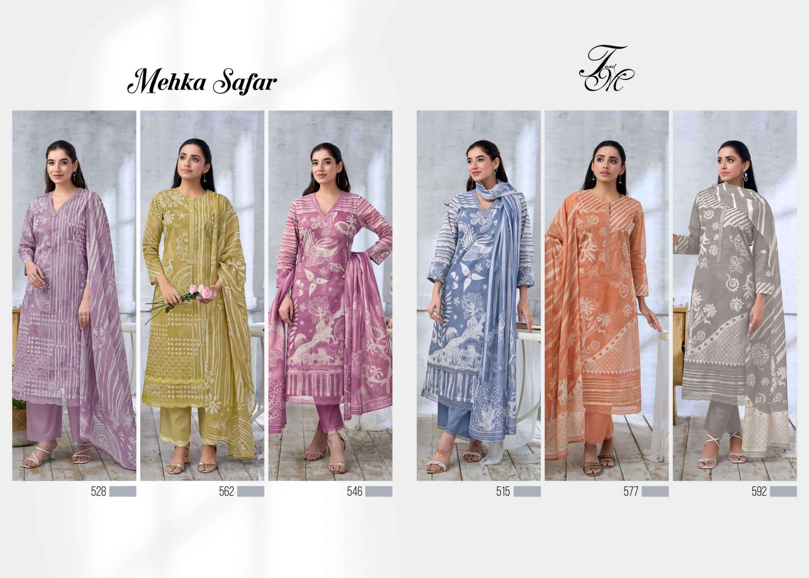 Mehka Safar Tm Organdy Plazzo Style Suits Manufacturer India