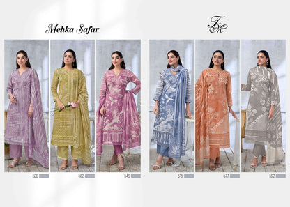 Mehka Safar Tm Organdy Plazzo Style Suits Manufacturer India