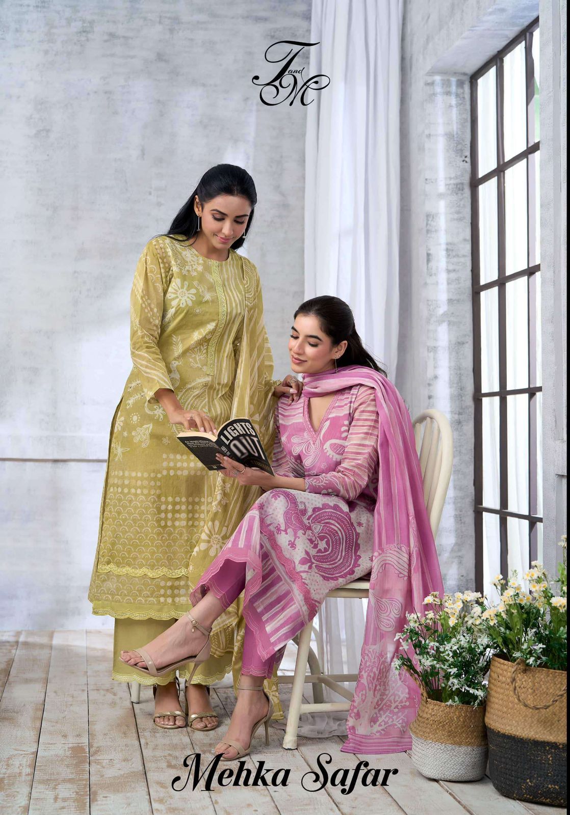Mehka Safar Tm Organdy Plazzo Style Suits Manufacturer India
