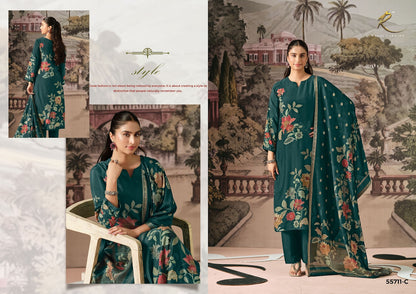 Mehmaan Nawazi Rakhi Fashion Bemberg Pant Style Suits Wholesaler
