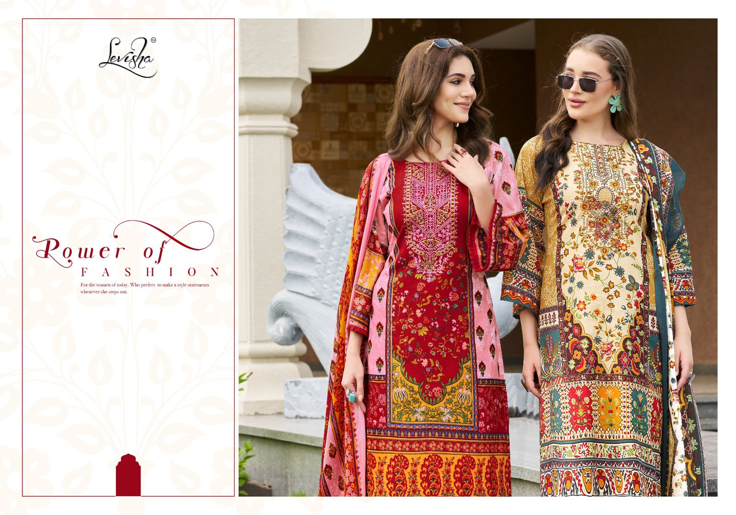 Mehnaaz Levisha Cambric Cotton Karachi Salwar Suits Wholesale Rate