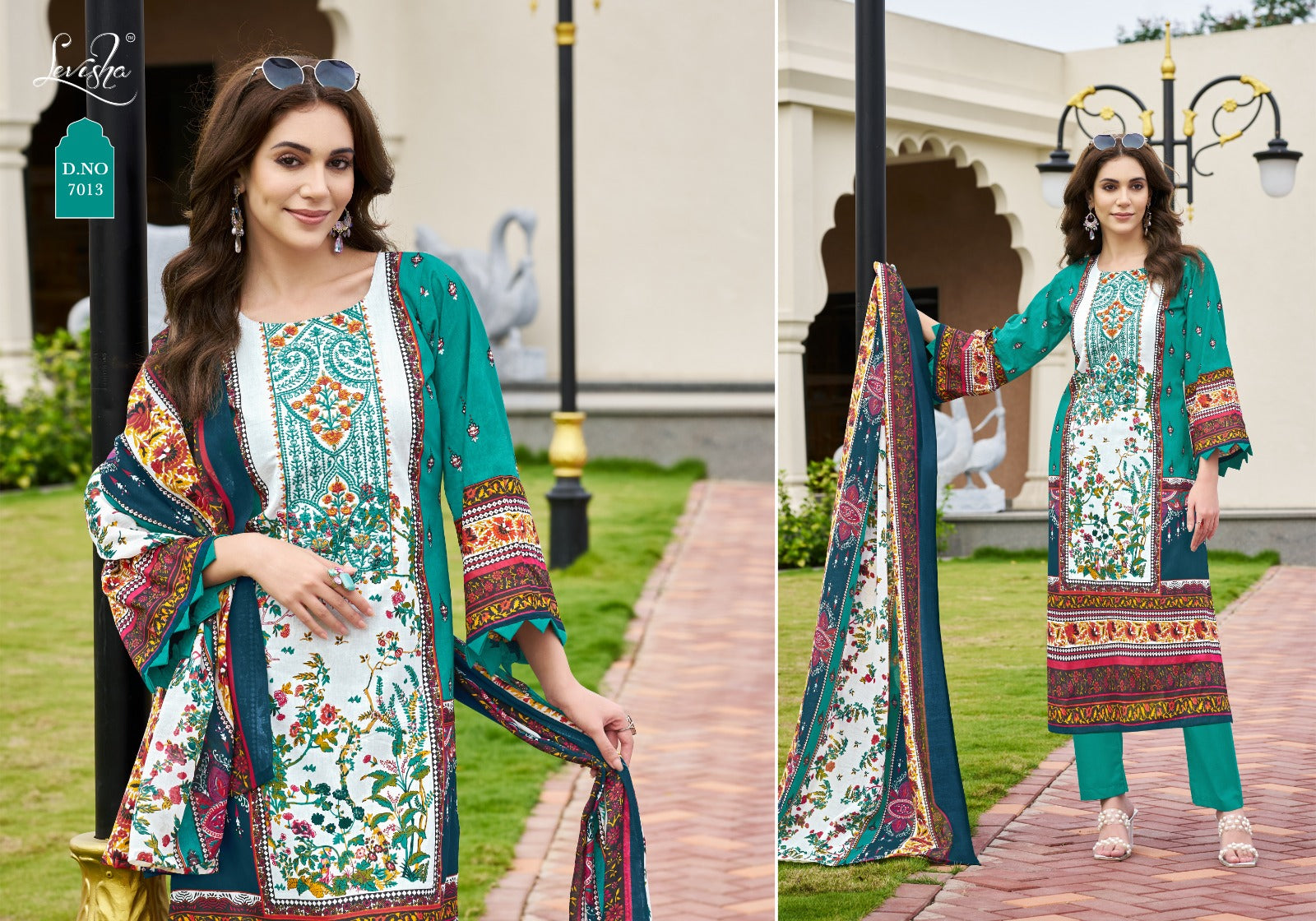 Mehnaaz Levisha Cambric Cotton Karachi Salwar Suits Wholesale Rate