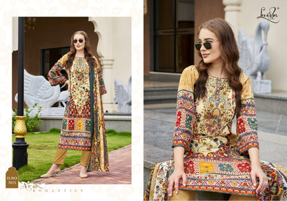 Mehnaaz Levisha Cambric Cotton Karachi Salwar Suits Wholesale Rate