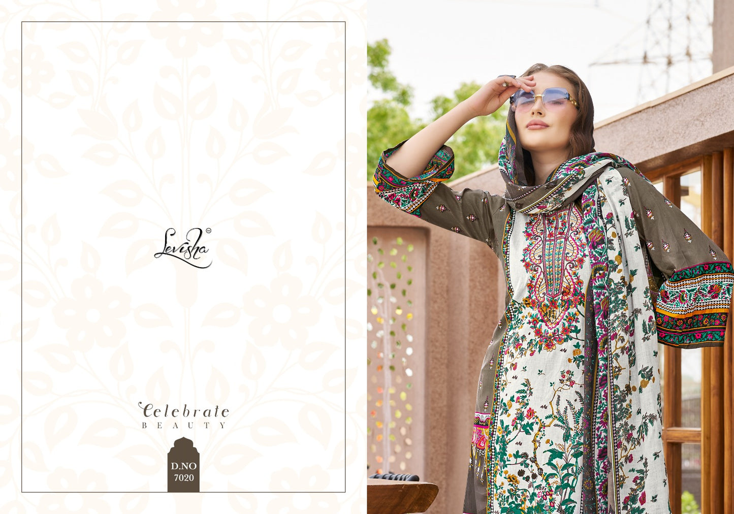 Mehnaaz Levisha Cambric Cotton Karachi Salwar Suits Wholesale Rate