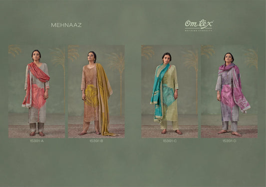 Mehnaaz Omtex Silk Pant Style Suits Supplier