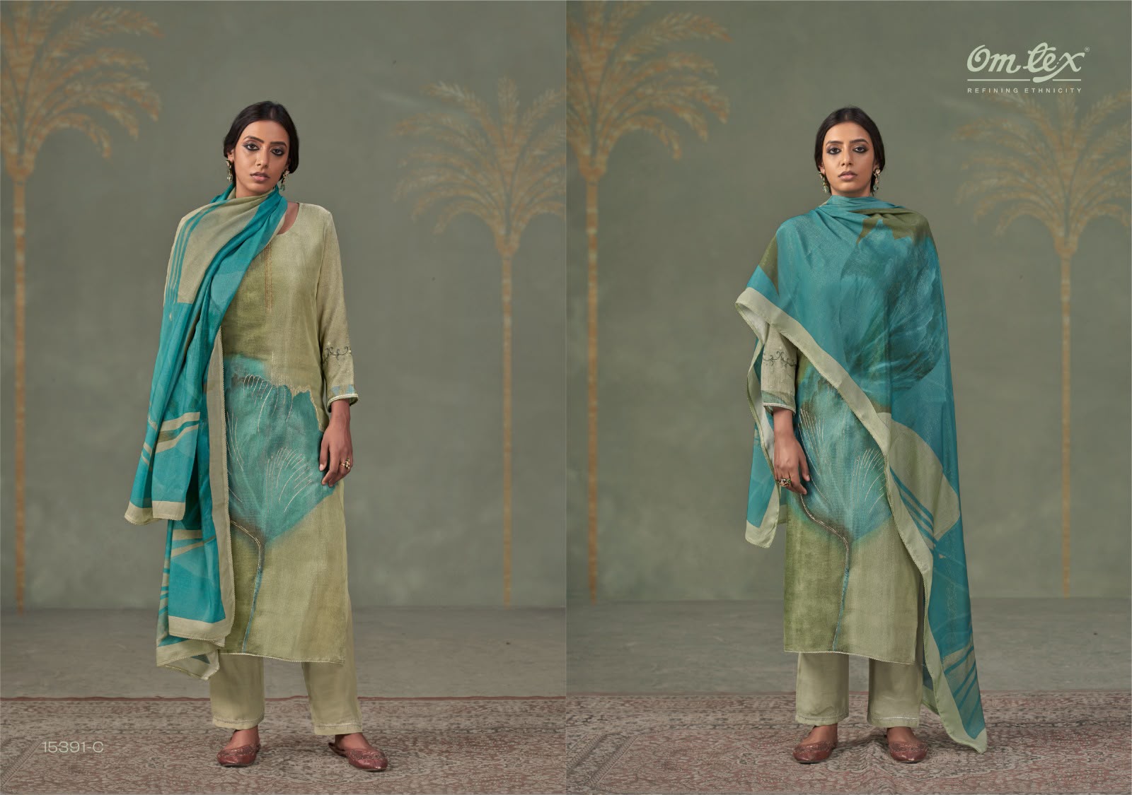 Mehnaaz Omtex Silk Pant Style Suits Supplier