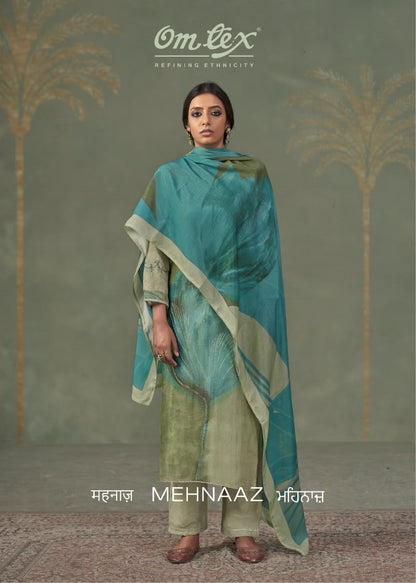 Mehnaaz Omtex Silk Pant Style Suits Supplier
