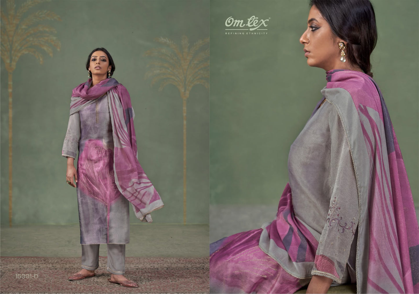 Mehnaaz Omtex Silk Pant Style Suits Supplier