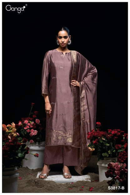 Mehnaz 3817 Ganga Premium Viscose Plazzo Style Suits Wholesaler Gujarat