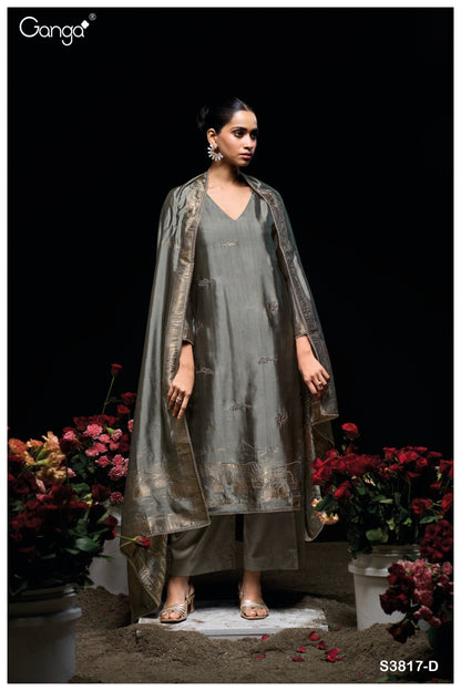 Mehnaz 3817 Ganga Premium Viscose Plazzo Style Suits Wholesaler Gujarat