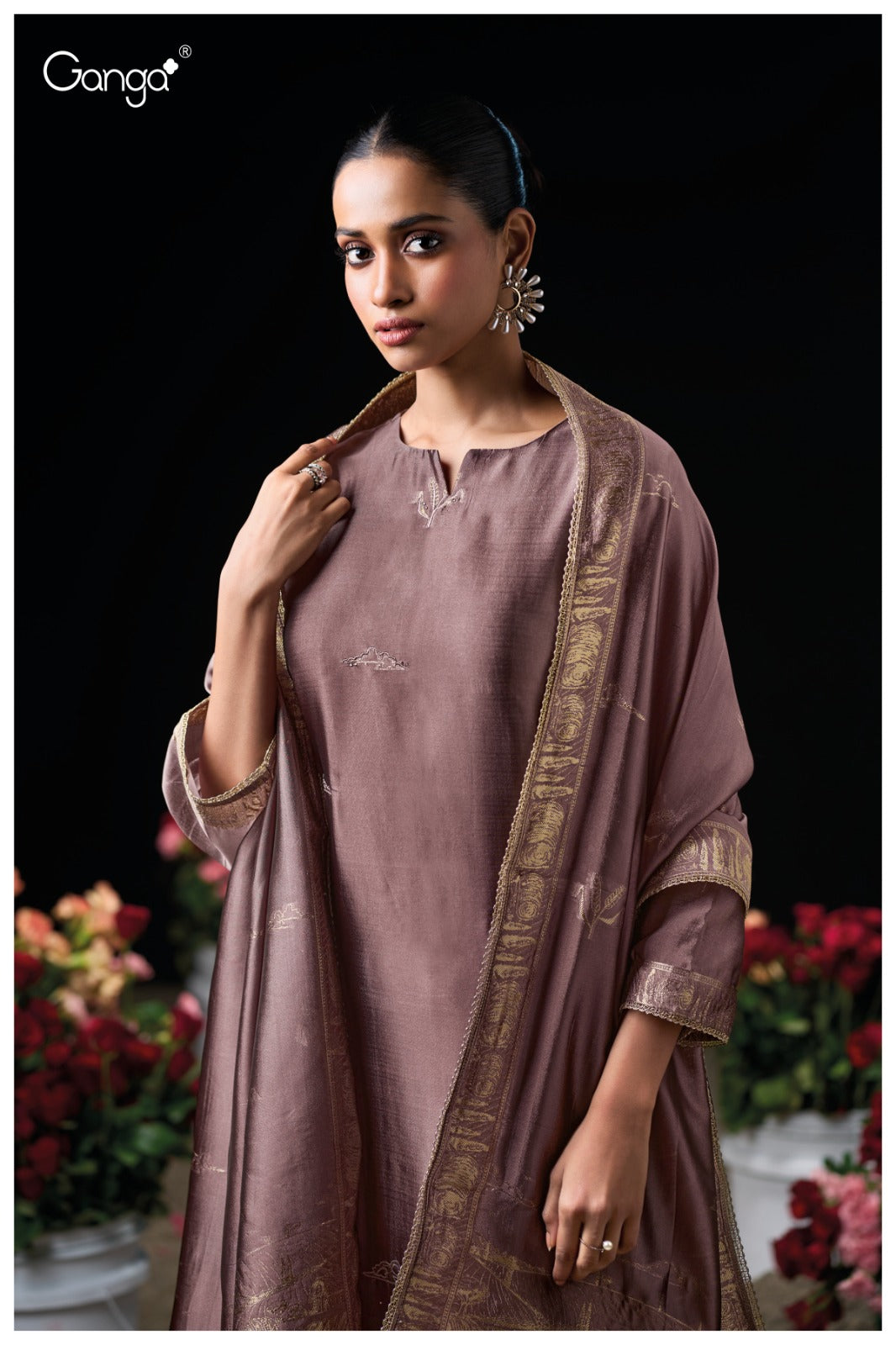 Mehnaz 3817 Ganga Premium Viscose Plazzo Style Suits Wholesaler Gujarat
