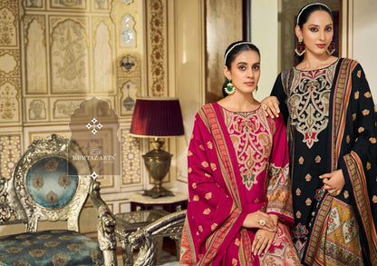 Mehr E Gul Mumtaz Arts Modal Silk Karachi Salwar Suits Manufacturer Ahmedabad