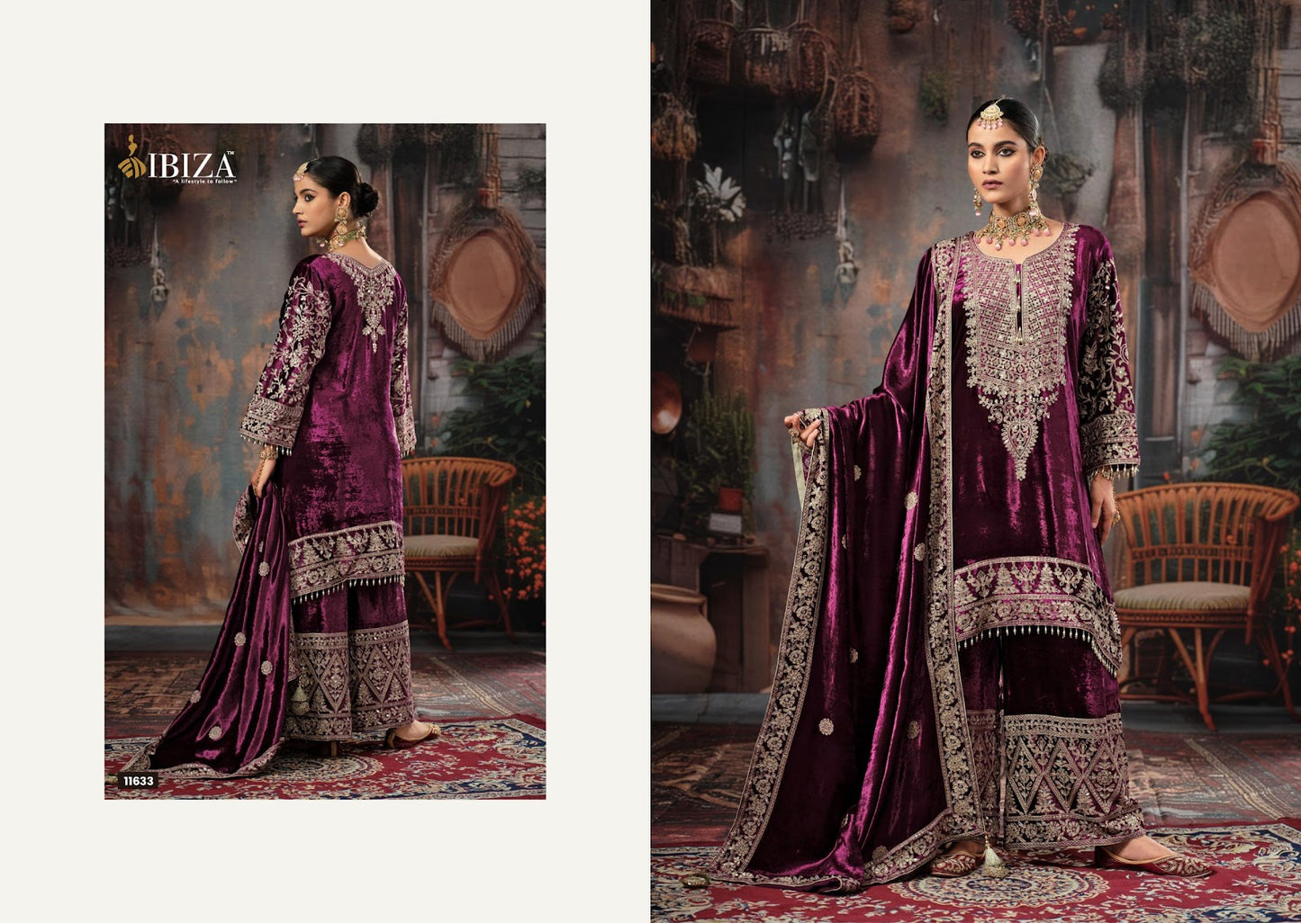 Mehr Ibiza Viscose Velvet Suits Exporter Ahmedabad