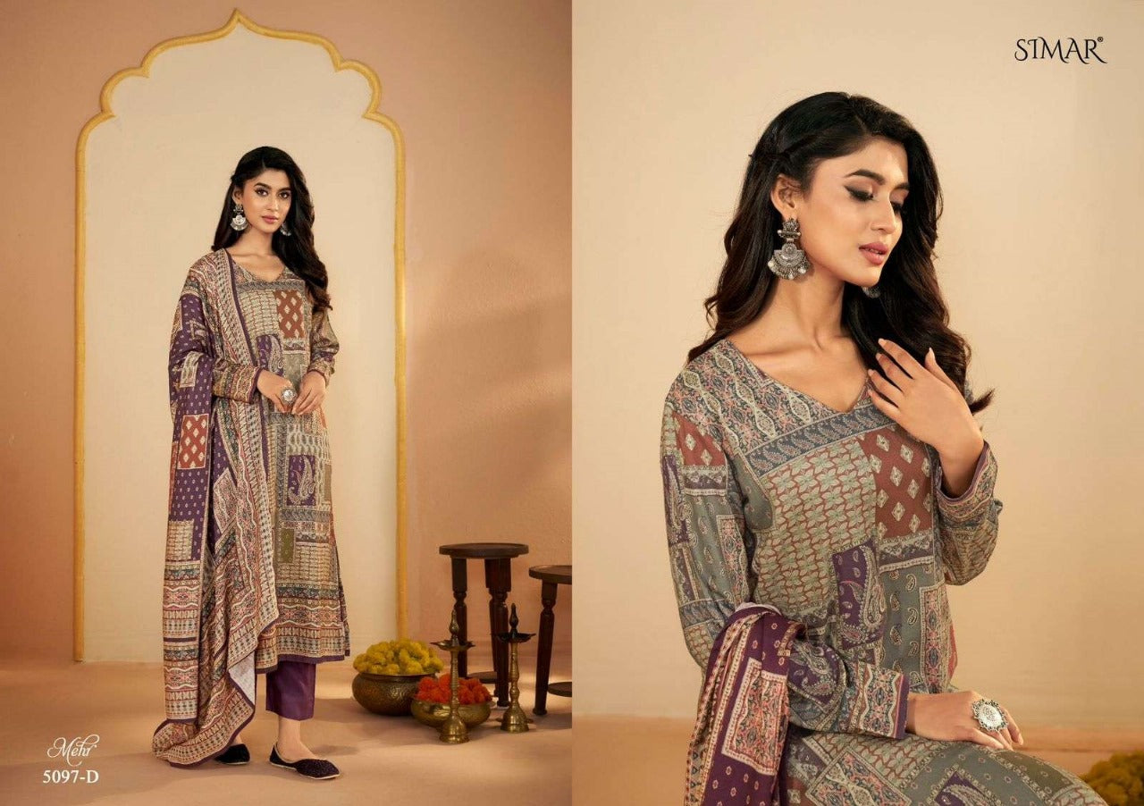 Mehr Simar Pashmina Suits Supplier India
