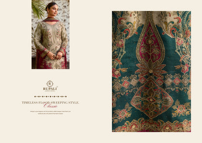 Mehra Rupali Viscose Muslin Pant Style Suits Exporter