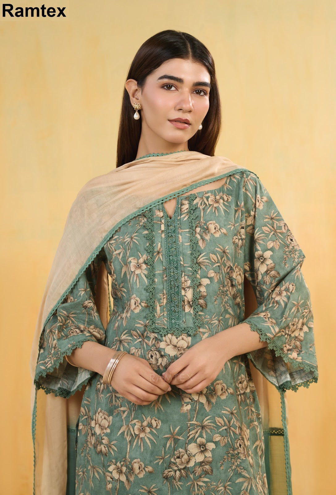 Mehraab Ramtex Cambric Cotton Pant Style Suits Exporter Ahmedabad