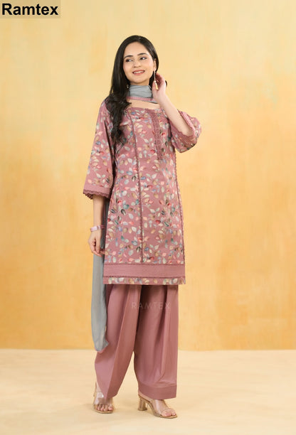 Mehraab Ramtex Cambric Cotton Pant Style Suits Exporter Ahmedabad
