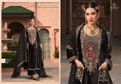 Mehraab Rupali Viscose Velvet Suits Wholesale Rate