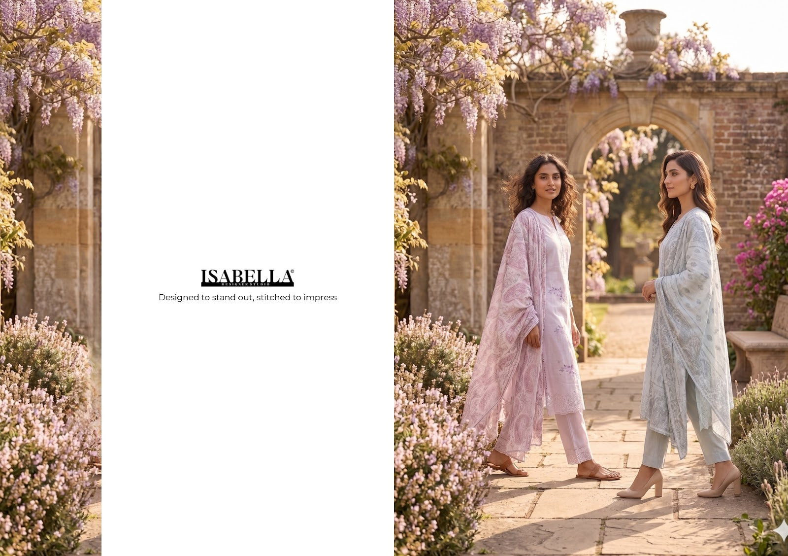 Mehraal Yes Fab Isabella Lawn Pakistani Salwar Suits Supplier India