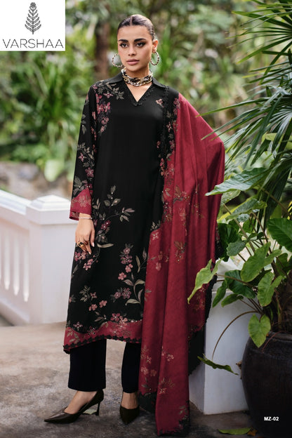 Mehraaz Varshaa Viscose Muslin Pakistani Salwar Suits Wholesaler Ahmedabad
