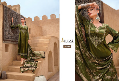 Mehran Ibiza Viscose Velvet Suits Supplier India