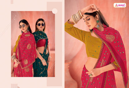 Mehreen Ayaan Value Chiffon Sarees Manufacturer India