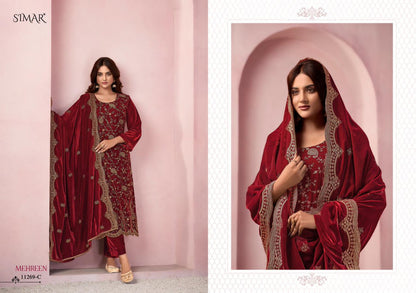 Mehreen Simar Velvet Suits Manufacturer
