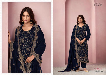 Mehreen Simar Velvet Suits Manufacturer