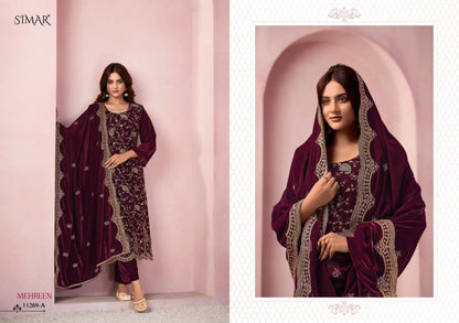 Mehreen Simar Velvet Suits Manufacturer