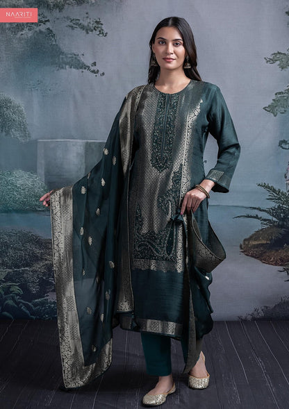 Mehri Naariti Jacquard Pant Style Suits Manufacturer Ahmedabad