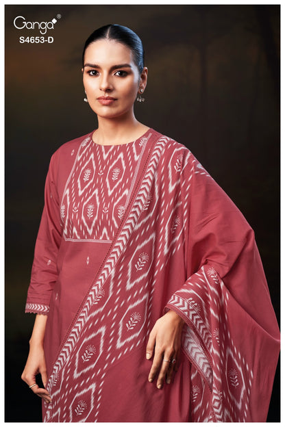 Mehrin 4653 Ganga Cotton Pant Style Suits Manufacturer